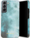 Selencia Hoesje Geschikt voor Samsung Galaxy S22 Plus Hoesje - Selencia Maya Fashion Backcover - blauw