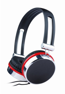 Gembird MHP-903 - On-Ear Koptelefoon - Comfortabele hoofdband en zachte oorkussens - Rood/Zwart