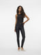 VERO MODA VMSEVEN NW SS SMOOTH COATED PANTS NOOS - Dames Broek - Slim Fit - Gecoat effect - Maat XXL X L32