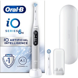 Oral-B iO 6N - Elektrische Tandenborstel - 5 Poetsstanden - Grijs
