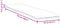 vidaXL - Ligstoel - inklapbaar - 175x54x8,5 - cm - Oxford - stof - crème