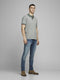 Jack & Jones JPRBLUWIN - Polo korte mouw - Groene polo met bloemen - Dark Forest - Maat S