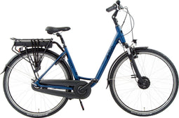 AMIGO E-City S2 Ebike - Elektrische Stadsfiets voor Dames - 28 Inch - Met 7 versnellingen - Donkerblauw