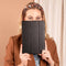Selencia Tablet Hoes Geschikt voor iPad Air 4 (2020) /iPad Air 11 inch (2024) M2 / iPad Air 5 (2022) - Selencia Kesia Slang Trifold Bookcase - Zwart