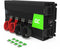 Green Cell INV12 - Omvormer 12V naar 220V - 3000W continu 6000W piek - Zwart