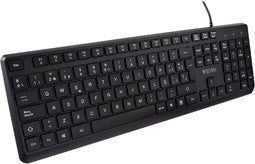 V7 KU350ES - Toetsenbord - Draad - Qwerty ES - FullSize - 106 toetsen - USB 2.0