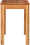 vidaXL - Eettafel - 110x55x76 - cm - massief - acaciahout