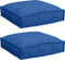 vidaXL - Zitkussens - voor - Pallet - 2 - stuks - Koningsblauw - 40x40x8 - cm - Oxford - Stof