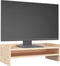 vidaXL - Monitorstandaard - 50x24x16 - cm - massief - grenenhout - zwart