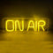 Retro Neon Verlichting – Eenvoudig op te Hangen – On Air – Geel