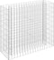 vidaXL - Gabion - plantenbak - verhoogd - 90x30x90 - cm - gegalvaniseerd - staal
