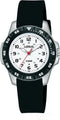 Lorus RRX53HX9 - Kinder Horloge - 10 ATM waterdicht - Zilver/zwart