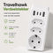 Travelhawk Verdeelstekker - 7 uitgangen - 2x USB-C 2x USB-A 4000W - Wit