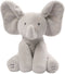 GUND Flappy De Olifant - Knuffel 30,5 cm - Interactief met geluid - Grijs