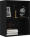 vidaXL Boekenkast met 2 schappen 60x30x76,5 cm spaanplaat zwart