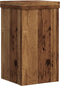vidaXL - Plantenstandaards - 2 - st - 10x10x18 - cm - bewerkt - hout - oud - houtkleurig