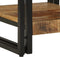 vidaXL - Koffietafel - 40x50x38 - cm - Massief - Ruw - Mango - Hout