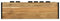 vidaXL - Dressoir - 100x30x75 - cm - Massief - Acaciahout