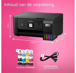 Epson EcoTank ET-2870 - A4 multifunctionele Wi-Fi-printer - Kopiëren en scannen