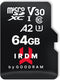 Goodram IRDM M2AA - Micro SD Geheugenkaart 64GB - UHS-I U3 A2 - Leessnelheid tot 170 MB/s