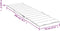 vidaXL - Ligbedkussen - 200x70x3 - cm - oxford - stof - taupe