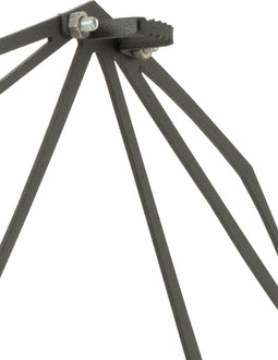 J-Line wanddecoratie Schedel - metaal - zwart