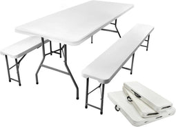 Gardlov Opklapbare Tuinset 180cm - Perfect voor Elk Buitenfeest!