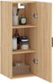 vidaXL - Hangkast - 34,5x34x90 - cm - sonoma - eikenkleurig