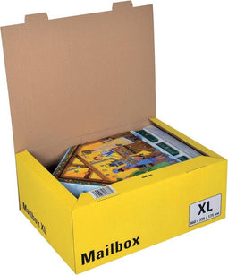Colompac Mailbox Extra Large, kan tot 5 formaten aannemen, geel 10 stuks