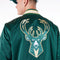 New Era - Milwaukee Bucks - NBA Satin Dark Green Bomber Jacket