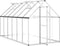 vidaXL - Tuinkas - met - basisframe - 334x169x195 - cm - aluminium - zilverkleurig