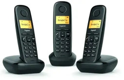 Gigaset A170 - Dect-telefoon - 3 handsets - Verlicht display
