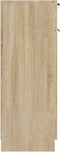 vidaXL - Badkamerkast - 32x34x90 - cm - bewerkt - hout - sonoma - eikenkleurig