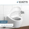 SCHÜTTE WC-Bril 82300 WHITE - Duroplast - Soft Close - Afklikbaar - RVS-Scharnieren - Belastbaar tot 175 kg - Gelakt - Wit