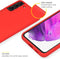 Accezz Samsung Galaxy S22 Plus - Liquid Silicone Backcover - Schokabsorberend - Rood