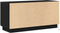 vidaXL - TV-kast - Zwart - 100x38x49 - cm - Gelaagd - hout