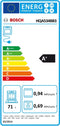 Bosch HQA534BB3 - Inbouwoven - A+ - Hotair Steam - 71 l - Zwart