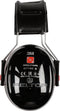 Peltor Optime III - Oorkap - SNR 35dB - Zwart/Rood