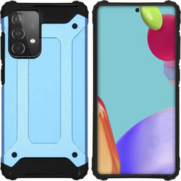 iMoshion Hoesje Geschikt voor Samsung Galaxy A52 (4G) / A52s / A52 (5G) Hoesje - iMoshion Rugged Xtreme Backcover - Lichtblauw