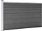 vidaXL - Schuttingpaneel - 175x105 - cm - HKC - zwart