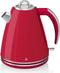 Swan Waterkoker Retro Rood 1.5 L