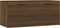 vidaXL - Wandkast - 80x35x36,5 - cm - bewerkt - hout - bruineikenkleurig
