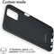 iMoshion Hoesje Geschikt voor Samsung Galaxy A03s Hoesje Siliconen - iMoshion Color Backcover - Zwart