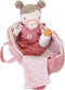 Little Dutch Babypop Rosa - Pluche-pop met wiegje en toebehoren - 16 x 30,5 x 13,5 cm