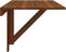 VDXL Wandtafel inklapbaar 100x60x56 cm bewerkt hout bruineiken