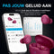 JLab Go Pop ANC - Draadloze Oordopjes - Active Noise Cancellation - Paars