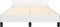 vidaXL Bedframe - Eenpersoons - Kunstleer - 120x190 cm - Wit