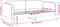 vidaXL - Slaapbank - 90x200 - cm - stof - crèmekleurig