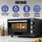 BREND BR-2210 - Vrijstaande elektrische oven - 37 Liter - 1500W - Zelfreinigend - 90 min. Timer - RVS
