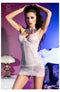 CHILIROSE - CR4323 DRESS WITH WHITE THONG L/XL